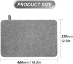 Sauna Cushion, Felt Sauna Cushion with Hanging Ring, Breathable Sauna Mat for Inside Sauna or Steam Rooms, Quick Dry Design Sauna Seat Cushion, Sauna Accessories