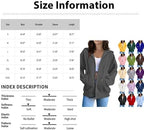 Zip Up Hoodie Women Oversized Long Sleeve Sweatshirt Casual Comfortable Fashion Pullover Jacket 2025 Autumn Winter Clothes