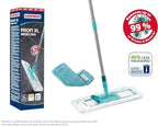 Leifheit Profi XL Micro Duo + Duster Static Floor Wiper (Turquoise, Wood, Marble, Tile)