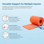 Primacare IS-5236 36" Padded Aluminum Splint for Hands, Legs, Fractured Limbs, Nose, Ankle or Braces, Universal Waterproof Medical Tactical Splints for First Aid and Emergency Support, Orange