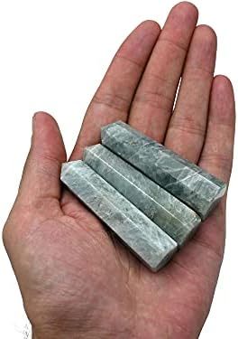 Aquamarine Crystal Towers ~ Natural Healing Crystal Point Obelisk for Reiki Healing and Crystal Grid (2" to 3" INCH)