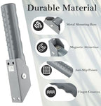 Flip Up Grab Bars for Doorway Stairs for Seniors Elderly, Garage Door Handles Stair Assistance for Elderly, Flip up Doors Grab Bar Not in the Way, Keep Steadily (Gray)