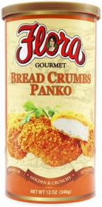 Flora Fine Foods Bread Crumbs - Italian Panko Bread Crumbs 12 oz, Authentic Italian Origin, Golden Crispy Texture, All-Natural Ingredients, Perfect for Italian Dishes, Gourmet Quality