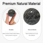 Hand Therapy Balls for Stress Relief,Baoding Balls for Women & Men,Marble Chinese Massage Ball Set for Hand Exercise,Arthritis,Brain Stress Relief,2 Pack with Storage Bag (1.57inch Dark Grey)
