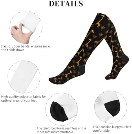 Computer Nerd Circuit Board CPU Socks For Women & Men Support Circulation For Nurse, Travel, Flight