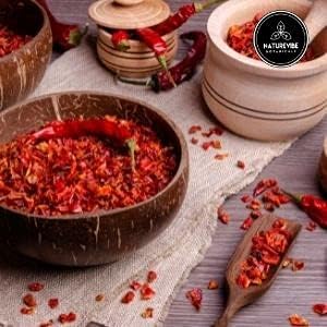 Red Chilli Powder 5lbs by Naturevibe Botanicals | Capsicum annuum | Non GMO & Gluten Free Whole Red Chilli Ground | Adds Flavor and Spice (80 ounces)