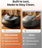 BOB AND BRAD Foot Massager with Heat, Shiatsu Deep Kneading & Air Compression for Plantar Fasciitis, FSA Eletric Feet Massager Machine, Fits US Size 12, HSA Eligible