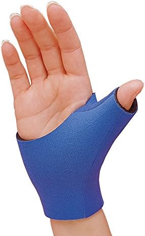 Rolyan Neoprene Pull On Thumb Support, Wrist Compression Sleeve, Thumb Support, Thumb Brace Maximum Hand Function, Brace Support for Thumb Sprains and Strains from Sports Injuries, Left, Medium