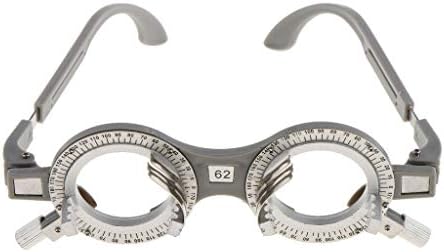Universal Adjustable Optical Trial Lens Frame Eyeglasses Optometry Optician Optic 52mm 54mm 56mm 58mm 60mm 62mm 64mm 66mm 68mm 70mm - Gray, 62mm 62mm