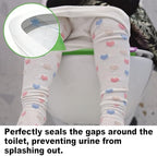 4Pcs Toilet Seat Splash Guard, Pee Shield & Urine Deflector for Boys, Anti-Splash Toilet Guard for Potty Training, Easy-to-Clean Portable Pee Deflector for Bathroom