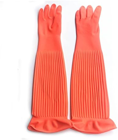 Household Arms Length Rubber Latex Cleaning Long Glove Reusable Kitchen Natural Rubber Living Wash Gloves