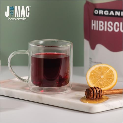 J Mac Botanicals, Certified Organic Hibiscus Flower, loose leaf tea, Flor de Jamaica