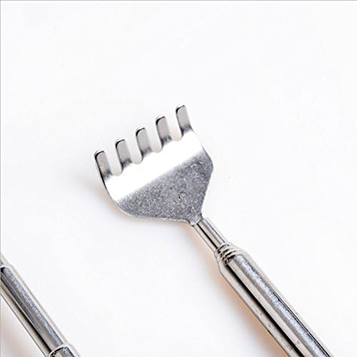 DayCount® Pack of 2 Extendable Back Massagers, Stainless Steel Scratcher Foldable Portable Purse Size Claw