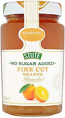 Stute No Added Sugar Diabetic Fine Cut Marmalade (430g) - Pack of 2