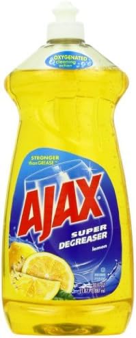 Ajax Super Degreaser Dish Liquid, Lemon, 30 Fluid Ounce