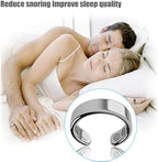 4PCS Magnetic Acupressure Rings for Women, Migraine/Anti Snoring/Fatigue Relief Sleep Aid Lymphatic Therapy Ring