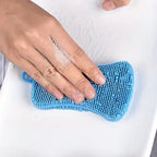 3PCS Silicone Dish Scrubber, Silicone Sponges for Dishes, Double Sided Cleaning Sponges Kitchen Gadgets Tools (Random Colours)