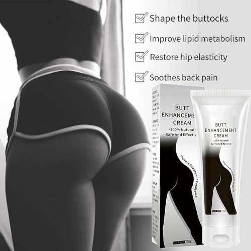 Hip Lift Up Cream, Bigger Butt Enhancement Cream, Hip Up Cream Bigger Buttock, Hip Lift Up Massage for Butt Shaping, Firming & Tightening
