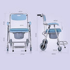 Bedside Toilet Chair Bedside Toilet Chair Toilet Wheel Toilet Wheel Elderly Pregnant Folding Bath Chair Bathroom Toilet