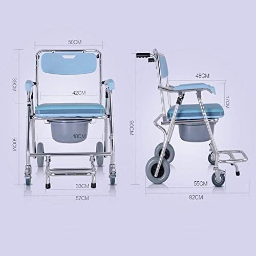 Bedside Toilet Chair Bedside Toilet Chair Toilet Wheel Toilet Wheel Elderly Pregnant Folding Bath Chair Bathroom Toilet