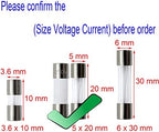 Pack of 10 pcs F10AL Fast-Blow Fuse 10A 10amp 250V Ceramic Fuses 0.2 x 0.79 inch / 5 x 20 mm (F10A Ceramic)
