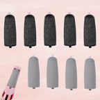 9pcs Pedicure Tool Replacement Head Rollers, 4 Fine Sand and 5 Rough Coarse Sand Electric Feet Foot Grinder Replacement Compatible with Flawless Pedi Haootadiy ZABOUL