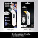 Braun ThermoScan 3 Ear Thermometer, Fast 1 Second Measurement, Audio Fever Indicator, Digital Display, Baby and Infant Friendly, No. 1 Brand Recommended by Pediatricians