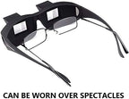 Flammi Lazy Glasses Prism Glasses Horizontal Spectacles Lie Down for Reading/Watching TV