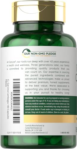 Carlyle Garcinia Cambogia Extract | 180 Capsules | Non-GMO, Gluten Free Supplement