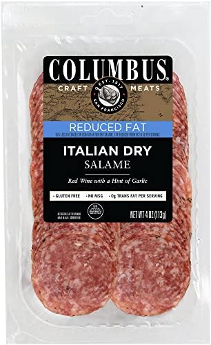 COLUMBUS Italian Dry Salame Reduced Fat, 4 Ounce
