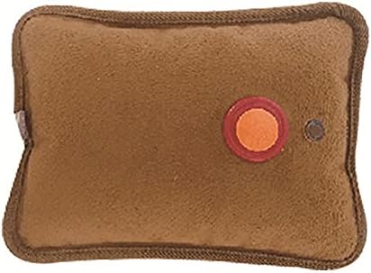 Rechargeable Heating hot Water Bottle,hot Water Bottle,Double-Handed Plush Cover,Help Relieve Body Pain and Help Warmth (Color : Pink)