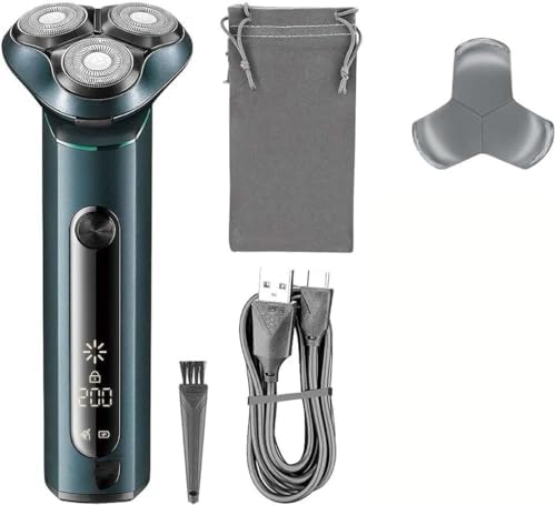Electric Razor for Men, Electric Shaver Rotary 3D Floating Razor Waterproof Shaver Men's Razor Professional Beard Trimmer USB Rechargeable