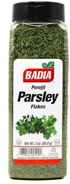 Badia Parsley Flakes, 3 oz – Fresh Aromatic Herb for Cooking, Garnishing & Seasoning