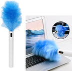 Electric Feather Duster, Electric Microfiber Feather Duster for Household dust and vacuuming, Cleaning Brush Tools for Window Blinds Furniture