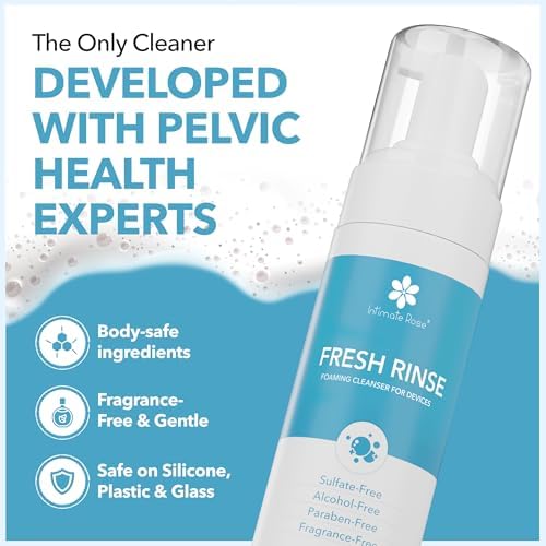 Foaming Toy Cleaner – Silicone-Safe Toy Cleaner – Gentle, 100% Fragrance-Free Cleaning Solution, 7.1 fl oz (210 ml)