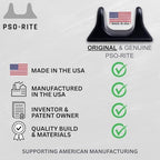 PSO-RITE Psoas Muscle Release Tool – Made in USA, Patented Deep Tissue Massage Device for Your Back, Hip Flexor & Trigger Point Relief, Night Black