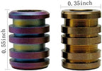 Ccanku Titanium Alloy TC4 Pendant Knife Key Jewelry Parachute Cord Bead Pendant 14mm (2 pcs)