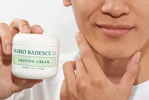 Mario Badescu Shaving Cream for Women and Men - Classic, Unisex Non-Foaming Shave Cream Formula Infused with Lavender Oil and Vitamin E - Helps Prep, Protect and Moisturize for a Closer Shave