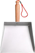 Mobestech Stainless Steel Small Dustpan with Short Handle for Household and Children Mini Metal Dust Pan for Tabletop Cleaning and Narrow Spaces 8.27 X 5.51 X 1.57 Inches