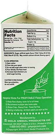 Green Apple Flossugar (1/2 gallon)