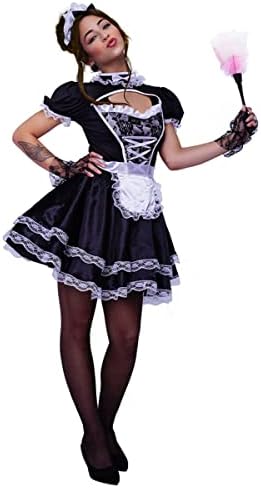 Women's Maid Outfit Cosplay Apron Maid Dress Halloween Costume