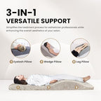Lash Bed Foam Topper, Massage Table Memory Foam Mattress Topper, Ergonomic Curved Lash Bed Cushion for Beauty Salon