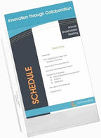 C-Line Top Loading Heavyweight Poly Sheet Protectors, Clear, Mini Size, 8.5 x 5.5 Inches, 50 per Box (62058)