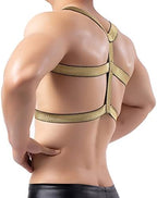Mens Harness Belt Body Chest Elastic Halter Nylon Shoulder Strap Club Wear Costume