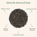 VAHDAM Original English Breakfast Tea (340g/12oz) 170+ Cups | Non GMO, Gluten Free | Strong & Aromatic Loose Leaf | Unblended Single Origin | Vacuum Sealed Pack
