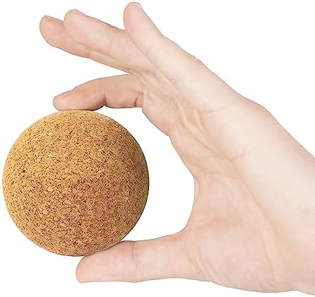 Yoga Studio Natural Cork Unbranded Massage Ball Set of 3-4cm, 2 x 6cm