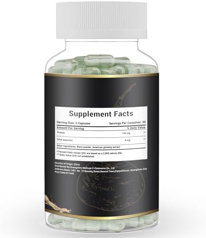 Himiyer Daily Male Nutritional Supplements Capsules – Dietary Supplement, 60 Capsules -1Bottle
