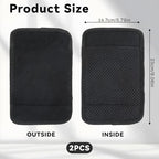 2 PCS Walker Handle Cushions, Padded Hand Grip Covers for Rolling Wheelchair, Crutches, Rollator, Universal Adjustable Non-Slip Washable Grips