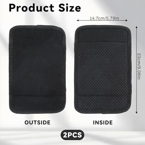 2 PCS Walker Handle Cushions, Padded Hand Grip Covers for Rolling Wheelchair, Crutches, Rollator, Universal Adjustable Non-Slip Washable Grips