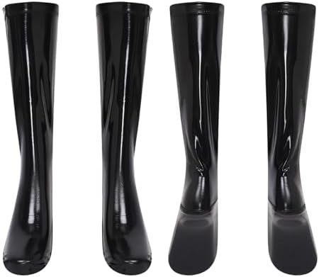 Women Faux Leather Club Party Coslay Costumes Spandex Tights Zipper Vinyl Stretchy Nightwear